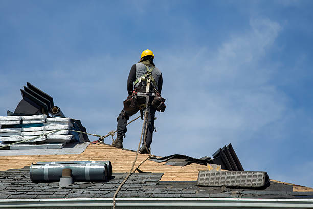 Professional Flat Roof Repair technician working in Wolcott, CO